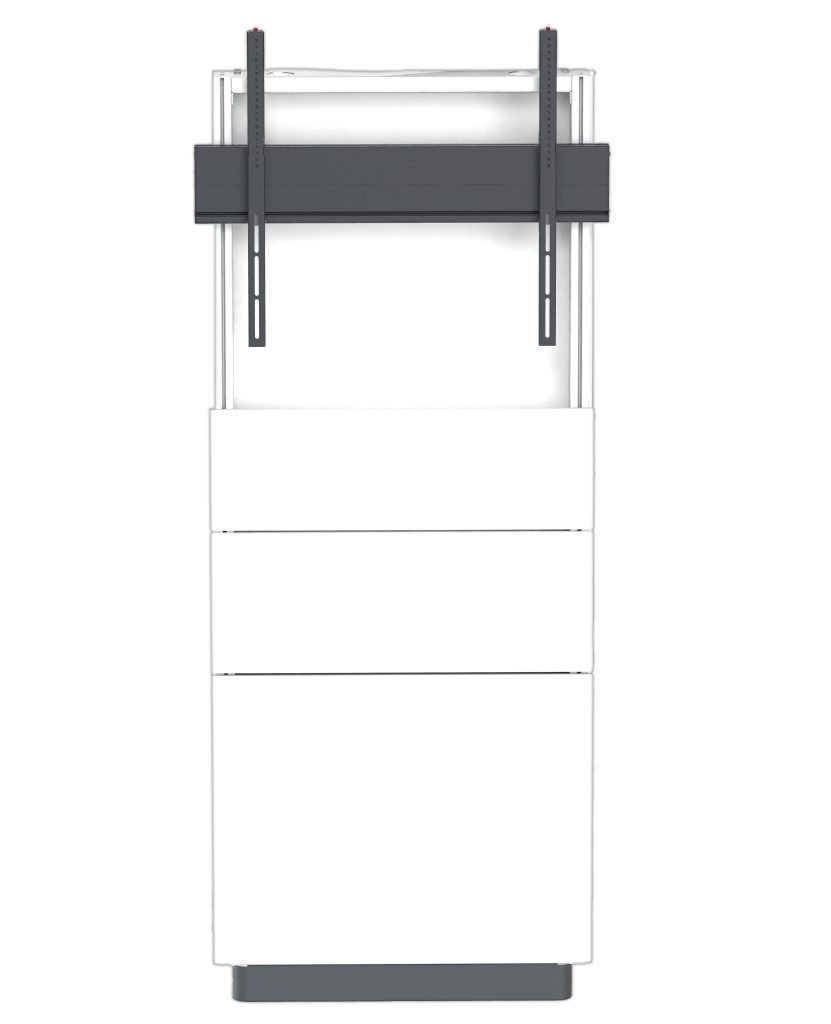 Präsentationsmöbel Mediastele Light Starr Wand